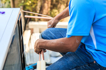 cooling system replacement at a home