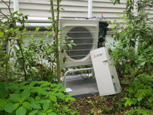 outdoor ductless unit