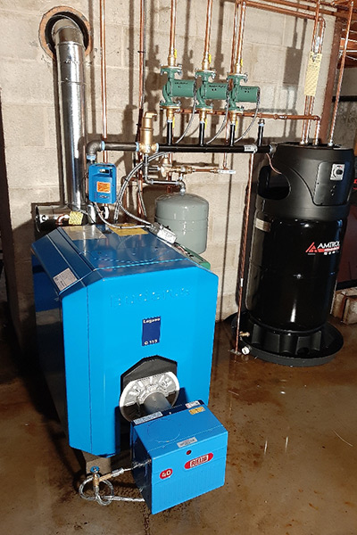 New Buderus Boiler Installation In Residential Home