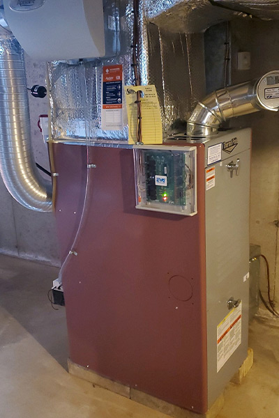 New oil fired ThermoPride oil furnace