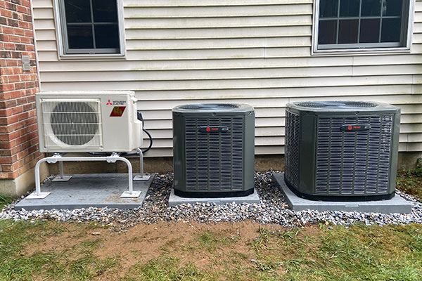 Trane Condensers and Mitsubishi Ductless