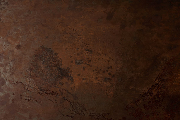 image of rust inside an empty propane tank