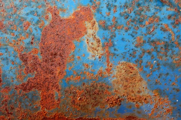 image of rust inside a furnace