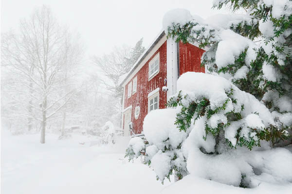 snow and ct home that uses heating oil