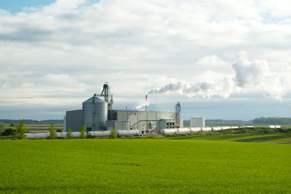 image of ethanol plant for biofuel production