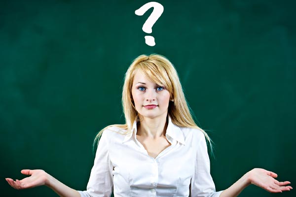 image of a woman deciding between air conditioner installation companies