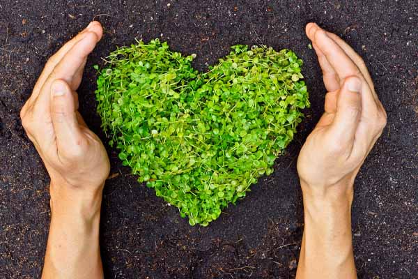 image of hands around heart depicting eco-friendly washable hvac air filters