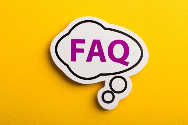 FAQ on thought bubble depicting questions about How Do Ductless Air Conditioners Work
