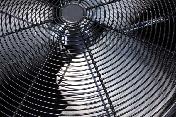 image of an air conditioner fan depicting a compressor fan not working