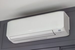 ductless air conditioner indoor unit installed