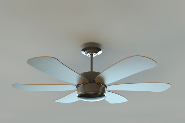 image of a ceiling fan depicting ceiling fan rotation in winter