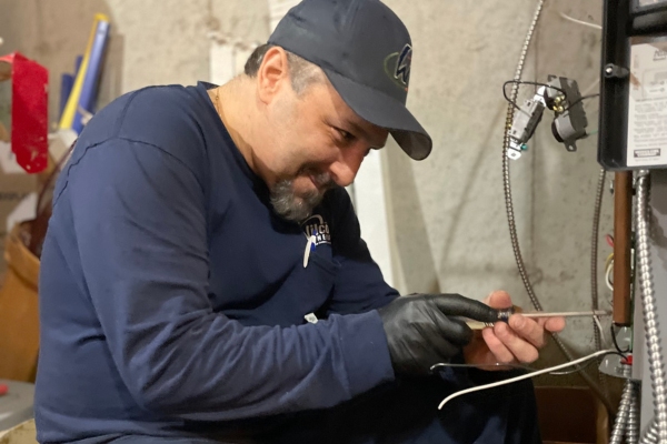 Wilcox energy professional HVAC technician at work