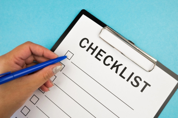 blank checklist depicting Final Air Conditioner Inspection & Post-Installation