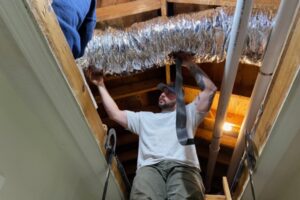 Wilcox Energy servicing ductwork