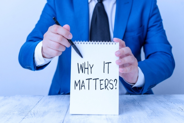 Why It Matters written on a notepad depicting Importance of Detecting and Sealing Air Leaks