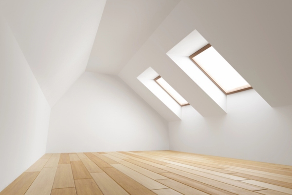 empty attic of the house depicting Hidden Air Leaks