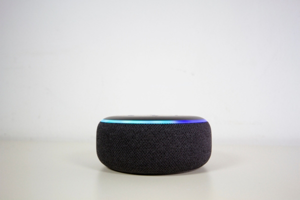 smart home assistant on the table