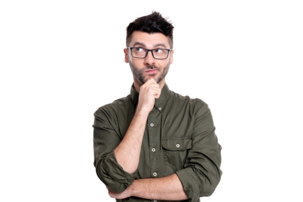 man thinking with hands on his chin depicting what you should know about Propane Efficiency in 2026