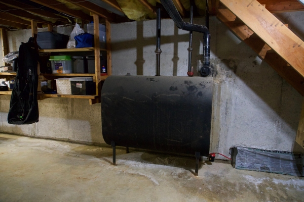 residential heating oil tank